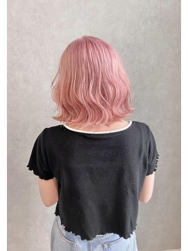 リゲル(rigel) ピンクベージュニュアンスボブ