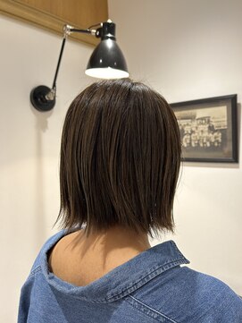 フープ 川越(hoop) オリーブカラー×ボブ