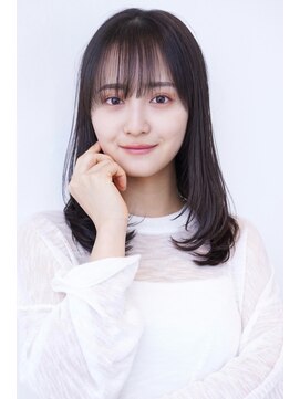 エースハバナ 渋谷(1 HAVANA) ミディアムレイヤー/20代30代大人かわいい/グレージュカラー