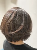 髪質改善　ひし形ボブ