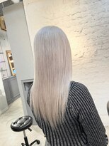 ラム(L'am)&nbsp;ロング/ハイトーン/カラー/ミルクティー