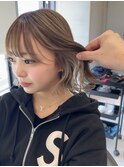 イメチェンヘアスタイル/外ハネボブ/美髪のススメ/ワイドバング