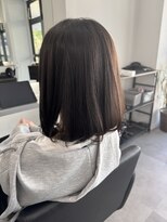 ナンバー 竪町(number+)&nbsp;20代30代40代艶感ストレートナチュラルブラウン