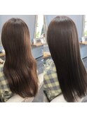 アイロンいらずのナチュラル時短ストレート