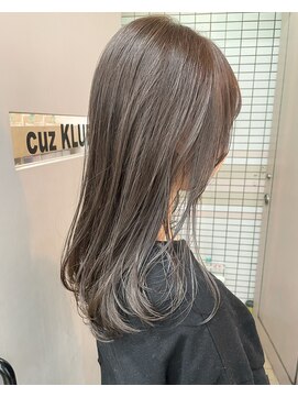 キューズ クラブ(cuz KLUB) ブリーチなしグレージュカラー