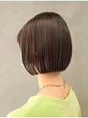 横浜西口大人ショートボブくびれショートヘア切りっぱなしボブ