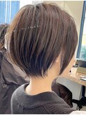 似合わせカット30代40代50代ショートボブくびれレイヤーカット