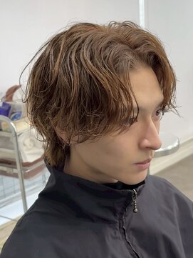 フィフス 栄(fifth) 名古屋栄センターパートニュアンスパーマウルフヘアミディアム