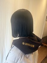 ココカラヘアー ニコ(cococara hair nico)&nbsp;内巻きボブ/暗髪カラー