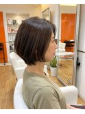★30代40代50代ボブ小顔ワンレンこなれミディ