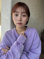 ソレル 用賀(sorel)&nbsp;コンパクトボブ×オレンジベージュ