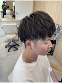 メッシュキャップハイライト×ベージュ