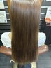 【極上のツヤと透明感を長持ち★】カット＋カラー＋髪質改善バリア