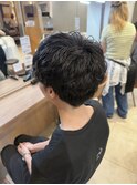 メンズ　スパイラルパーマ