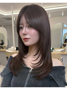サンド ミュウ 横浜店(sand mieu) 大人可愛い/結べるレイヤーカット×グレージュ×髪質改善