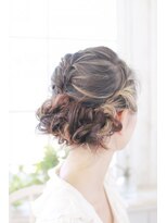 ヘアメイク ナル(hair make nalu)&nbsp;シニヨンカジュアルアップスタイル