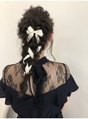 【Lela Pearl 高知】パーティースタイル リボン