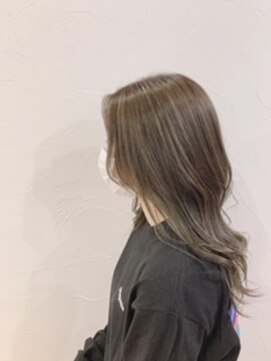クレエ ヘアー デザイン(creer hair design) ナチュラルハイライト大人キレイ艶カラー韓国風ラフウェーブ20代