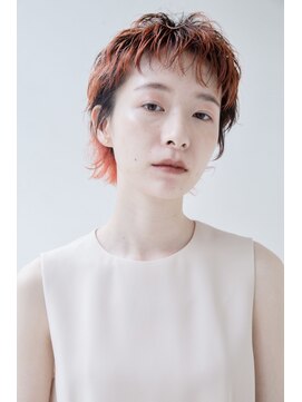 ヤヨイブレインズフェアリー(YAYOI BRAINS fairy) デザインカラーとパーマのミックスショート