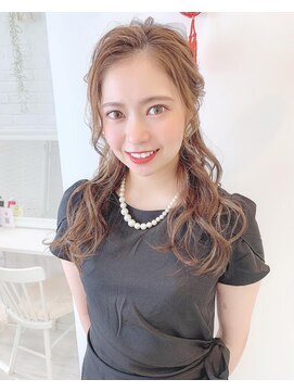 レア(Le'a) 結婚式ご参列ハーフアップ！
