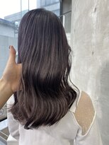 アイス(ice)&nbsp;翁/寒色系カラー/バイオレットアッシュ/プリカール/波巻き/艶感