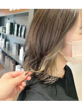 リリ(Liri material care salon by JAPAN) ミルクティーインナーカラー！