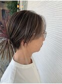 白髪ぼかしハイライト☆ショート