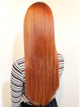 リリー シブヤ(Lilly shibuya) 【Lilly渋谷】#オレンジ#韓国風#スーパーロングエクステ