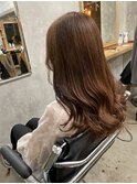 マロンベージュWカラー＋カット＋トリートメント【13800円】