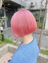 ワンズクロエ 原宿店(ONE's Chloe)&nbsp;ピンクカラー/ボブルフ/魅力倍増カール/ベビーバング/原宿駅