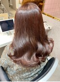 この春流行るピンクブラウン【韓国ヘア/新宿】
