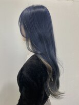 ランガリ ヘアアンドスパ(Rangali Hair&Spa) 【別府　ランガリ】透明感ブルー/インナーカラー