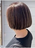 ハイライト+ボブ