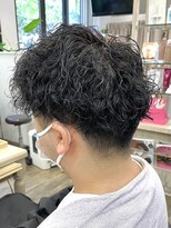 アルターリール(aL ter Rire)&nbsp;スパイラルパーマ×ブルーブラック/中村郁未