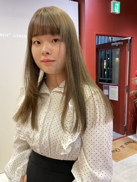 ローレンジウ(LOREN JU) 名駅/名古屋駅/学割U24/レイヤーカット/オージュア/ダブルカラー