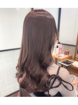 シャンドゥール 栄店(CHANDEUR) 髪質改善ビターブラウン透明感カラーサラツヤ髪