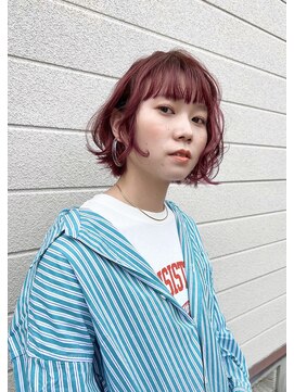 リン(Lin.) ピンクブラウン×外ハネボブ