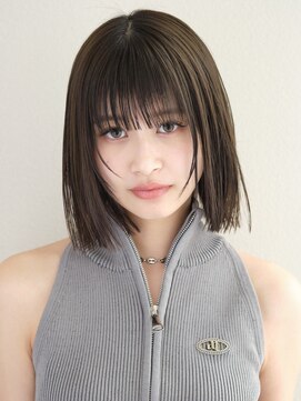 ミンクス 原宿店(MINX) 似合わせ イメチェンヘアスタイル ハッシュカット フルバング