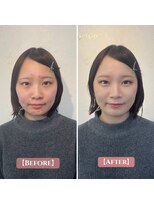 ソノ(sono)&nbsp;メイクレッスン フルメイク ポイントメイク 韓国メイク 眉カット