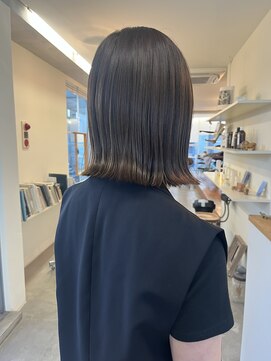 エクテ(ecouter) ノンジアミンカラー×オリーブブラウン×赤み消しカラー