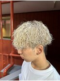 メンズカットメンズパーマニュアンスパーマブリーチ[立川駅]
