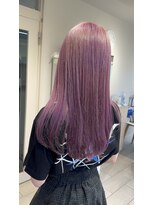テトラ バイ ネオリーブ 横浜西口店(tetra by neolive)&nbsp;横浜★ハイトーンケアブリーチパープルピンク
