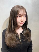 ヴァイス 渋谷店(VAICE)&nbsp;オリーブグレージュ/レイヤーカット