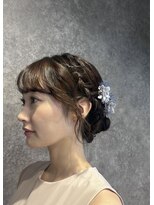 ココア(cocoa)&nbsp;シニヨンアップスタイル　ヘアセット