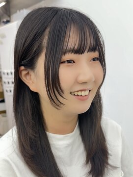 ビューブルー 亀戸錦糸町(VIEW BLUE) ◎美髪カールフェイスレイヤーロングセミディ似合わせ前髪