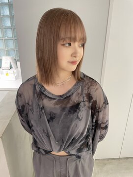 リンドトウキョウ(LINDO TOKYO) ハイトーン/大阪美容室/ミルクティーベージュ/ホワイトブロンド