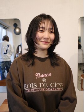 ヨー(Yoh-) 【ロングウルフ/中里千尋】ナチュラルウルフ/韓国/ウルフ