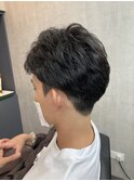 爽やか＆こなれ感のあるメンズショート　ニュアンスパーマ