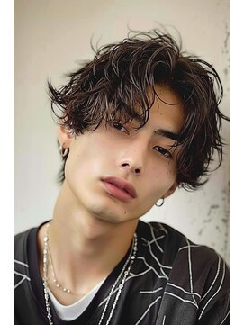 ラナ 新宿(lana) 短髪/パーマ/センター分け/韓国風/【lana hair新宿】