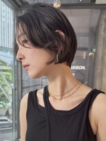 スクリーンギンザメゾン 銀座(SCREEN GINZA MAISON.)&nbsp;黒髪カタログ/クラゲヘアー/オリーブグレー/銀座